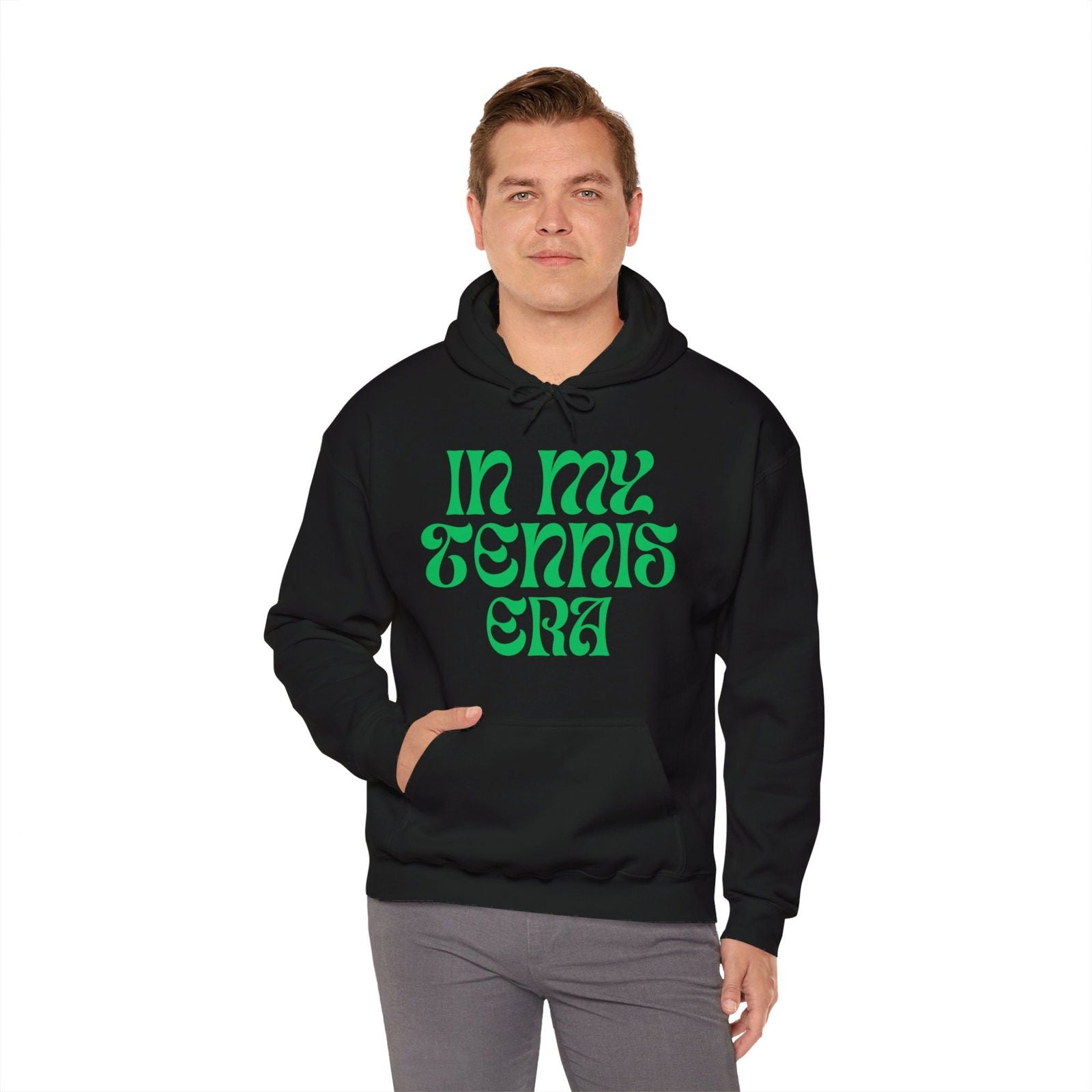 TENNIS ERA (GREEN) - Tennis Hoodie - GRANDSLAM PH
