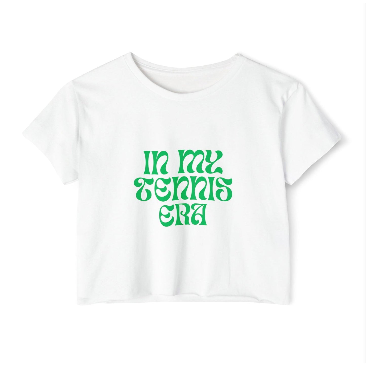 TENNIS ERA (Green) - Crop Top - GRANDSLAM PH