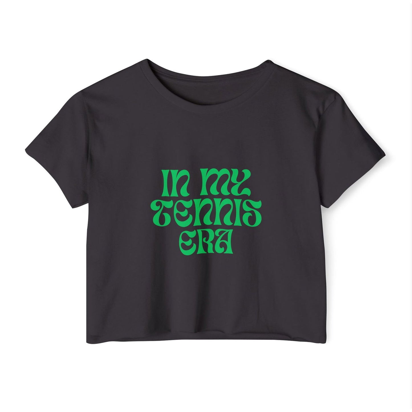 TENNIS ERA (Green) - Crop Top - GRANDSLAM PH