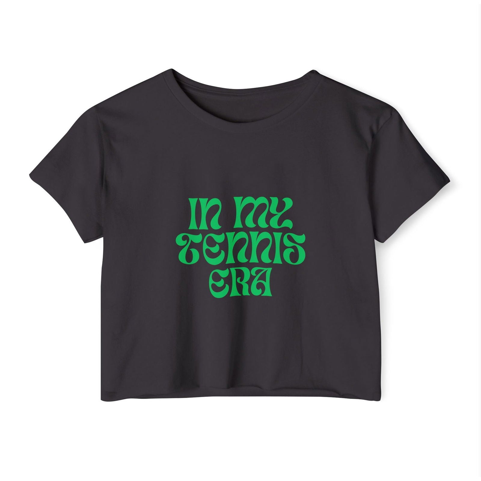 TENNIS ERA (Green) - Crop Top - GRANDSLAM PH