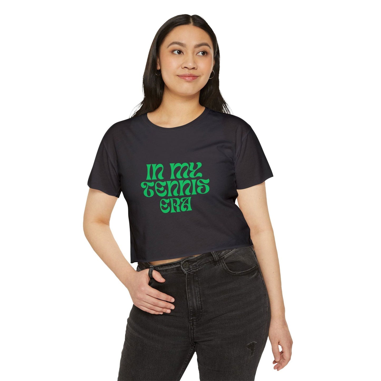 TENNIS ERA (Green) - Crop Top - GRANDSLAM PH