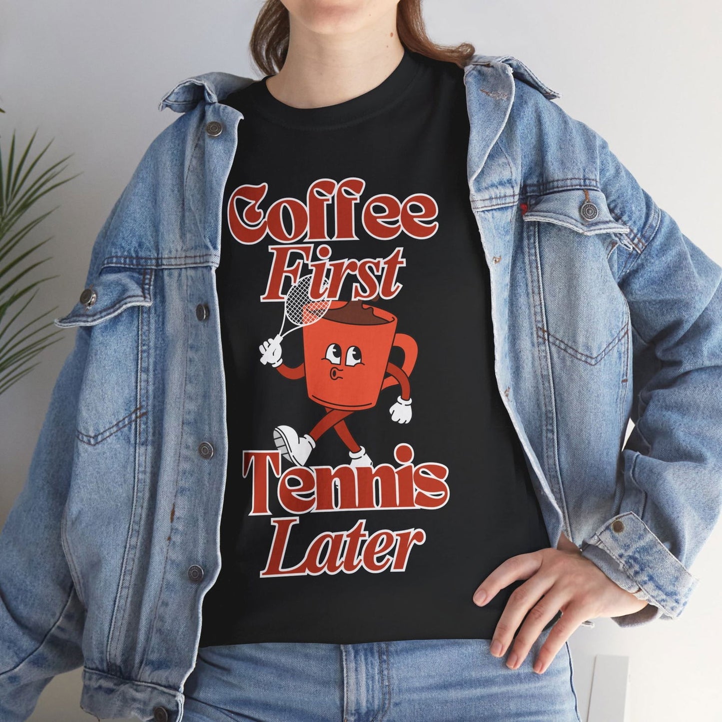 TENNIS LATER - Tennis Basic Tee - GRANDSLAM PH