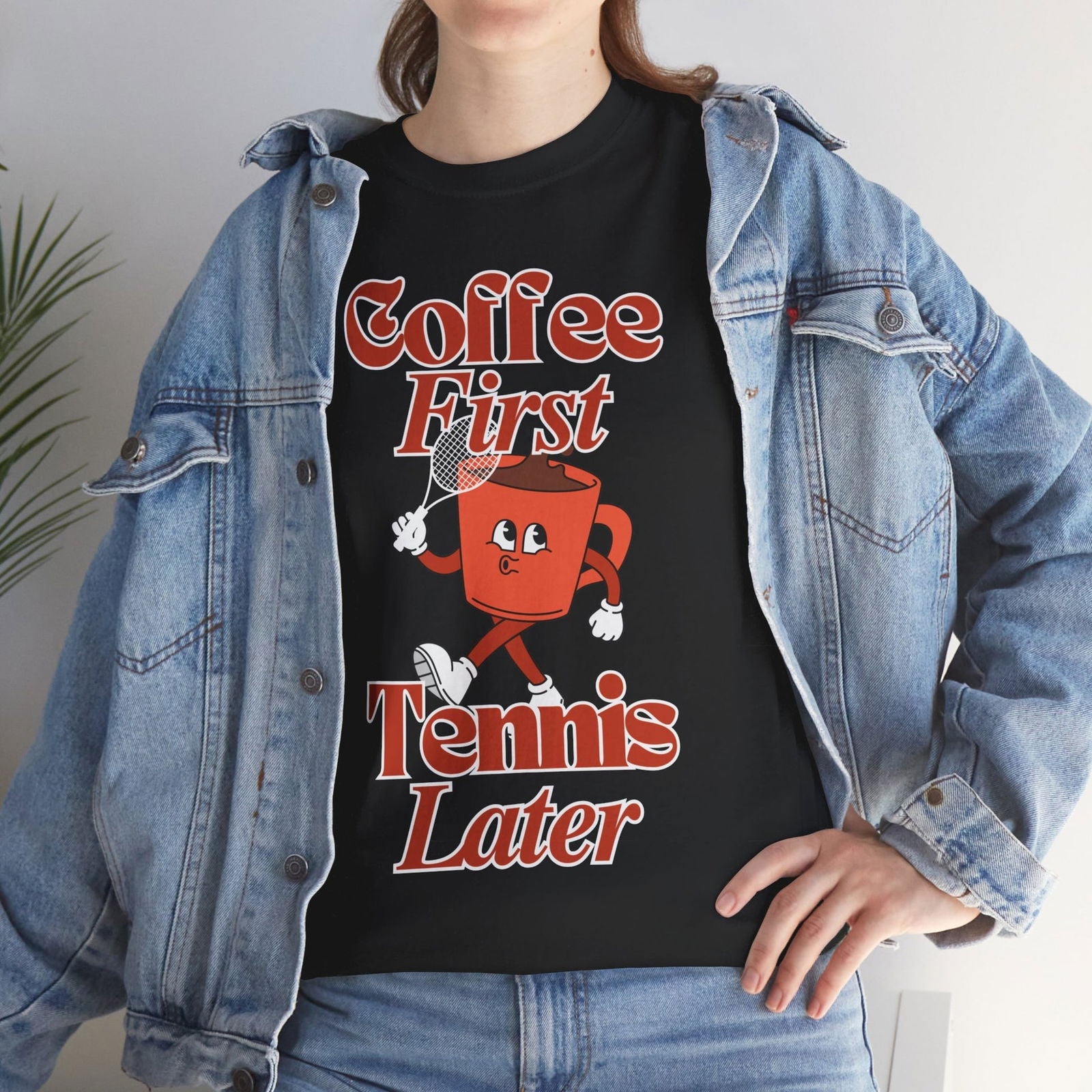 TENNIS LATER - Tennis Basic Tee - GRANDSLAM PH