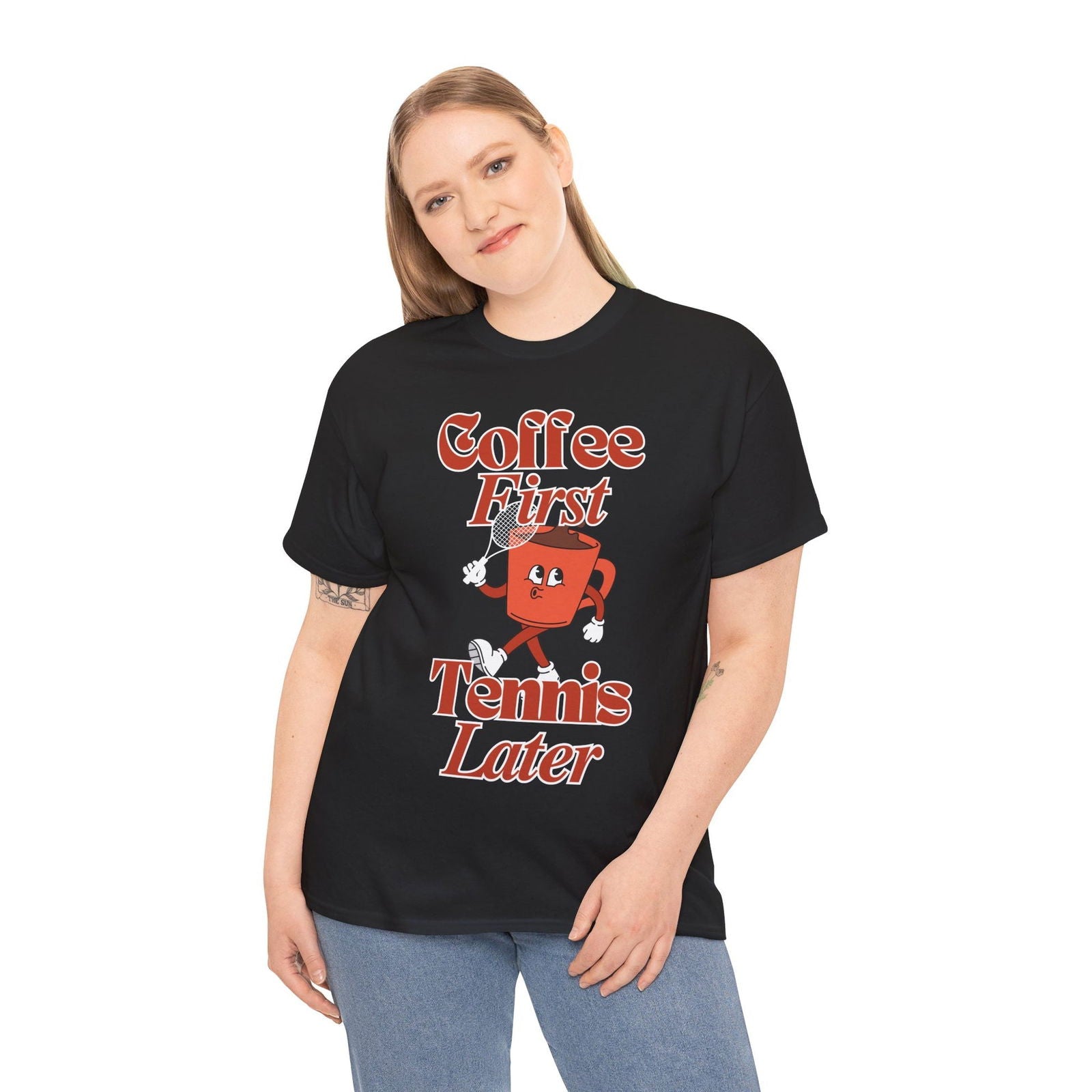 TENNIS LATER - Tennis Basic Tee - GRANDSLAM PH