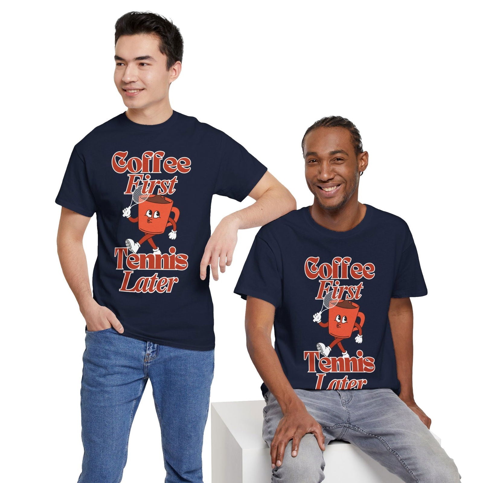 TENNIS LATER - Tennis Basic Tee - GRANDSLAM PH
