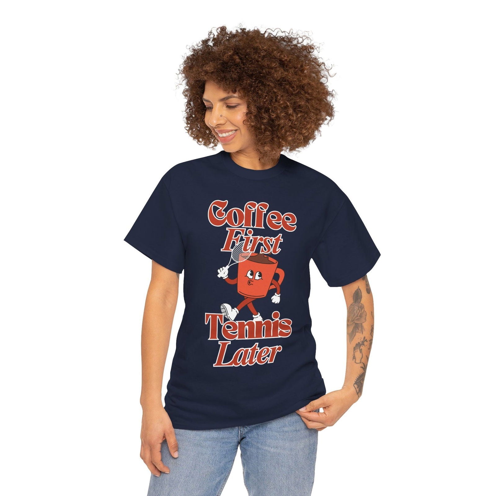 TENNIS LATER - Tennis Basic Tee - GRANDSLAM PH