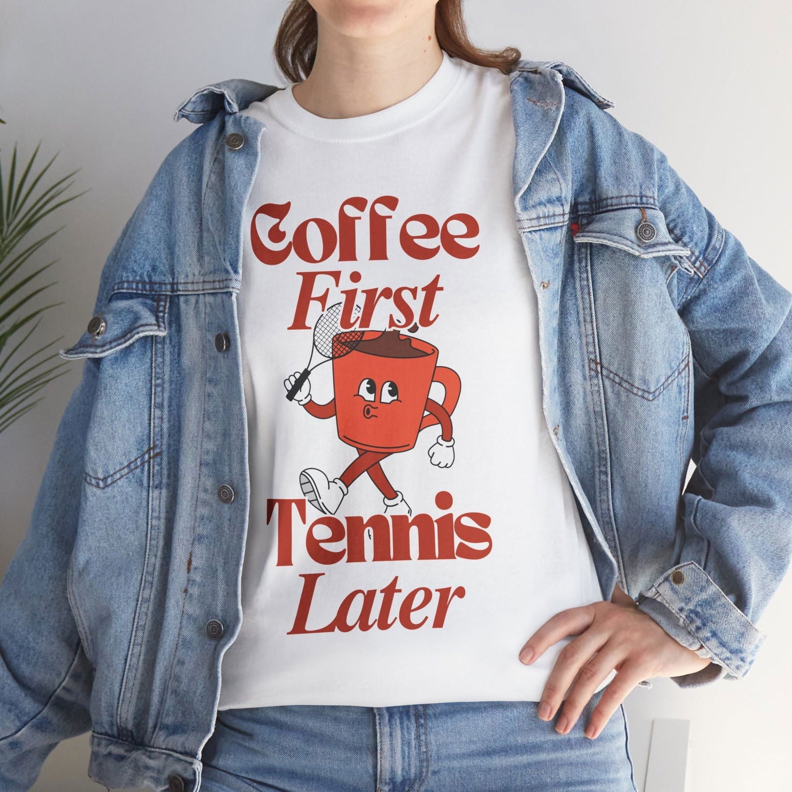 TENNIS LATER - Tennis Basic Tee - GRANDSLAM PH