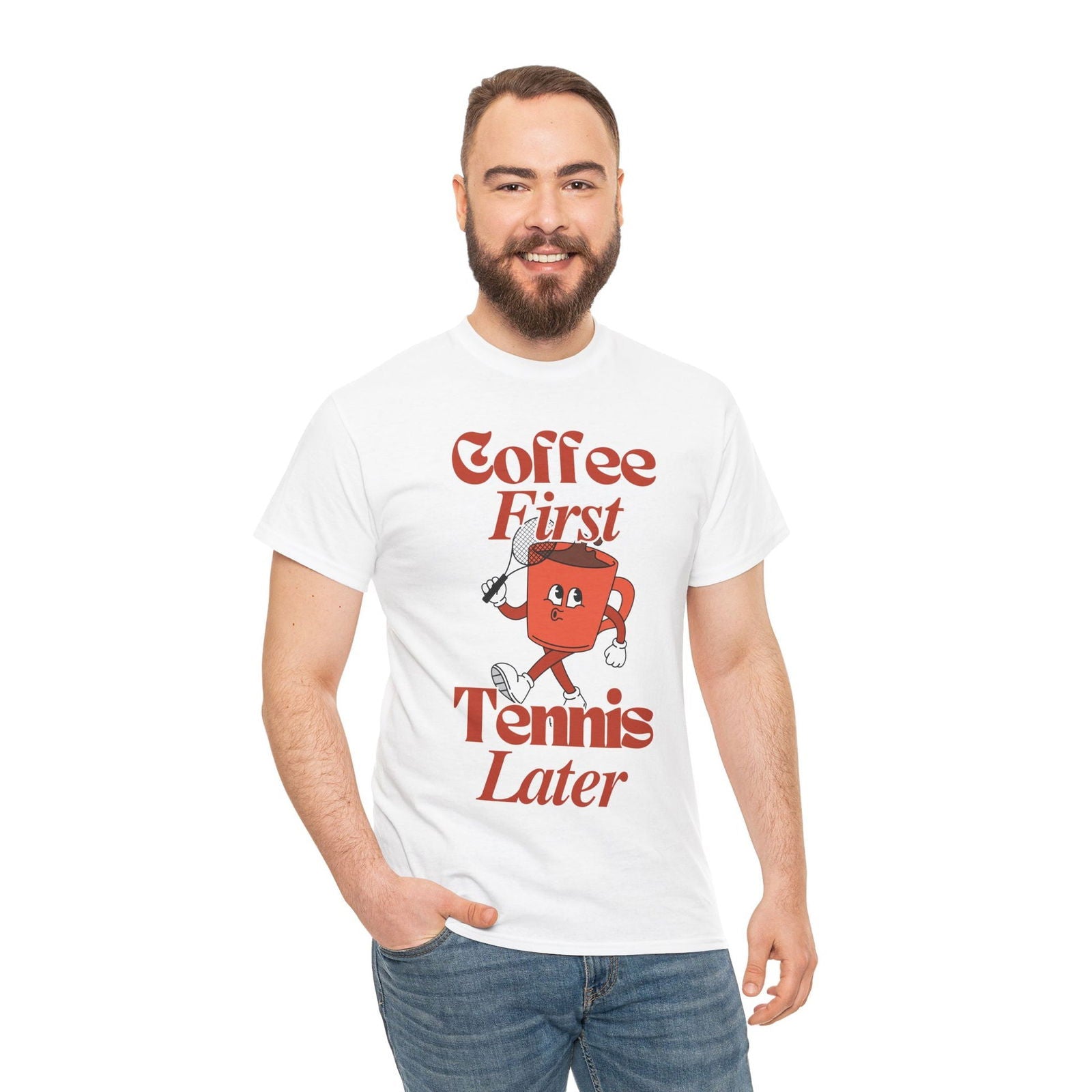 TENNIS LATER - Tennis Basic Tee - GRANDSLAM PH