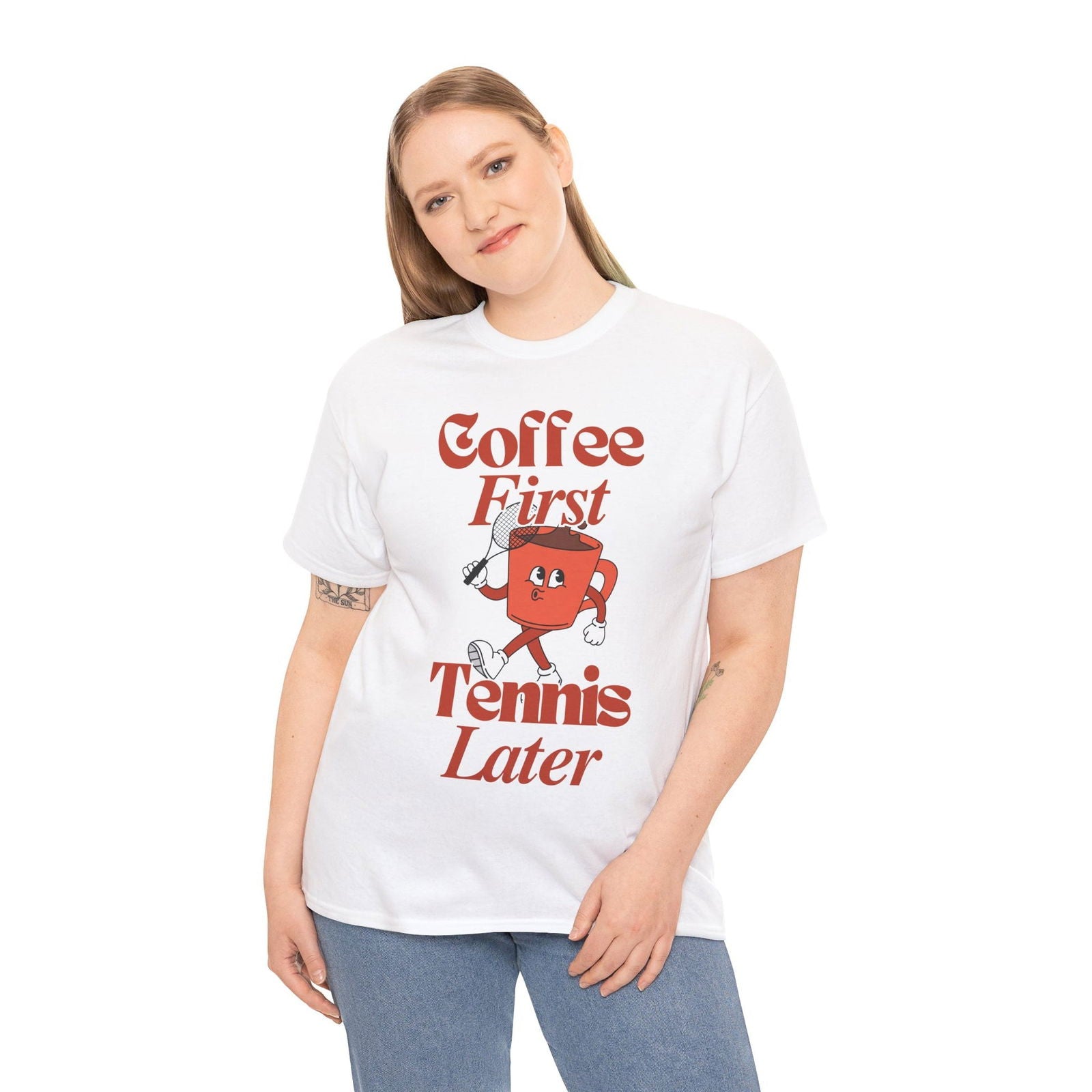 TENNIS LATER - Tennis Basic Tee - GRANDSLAM PH
