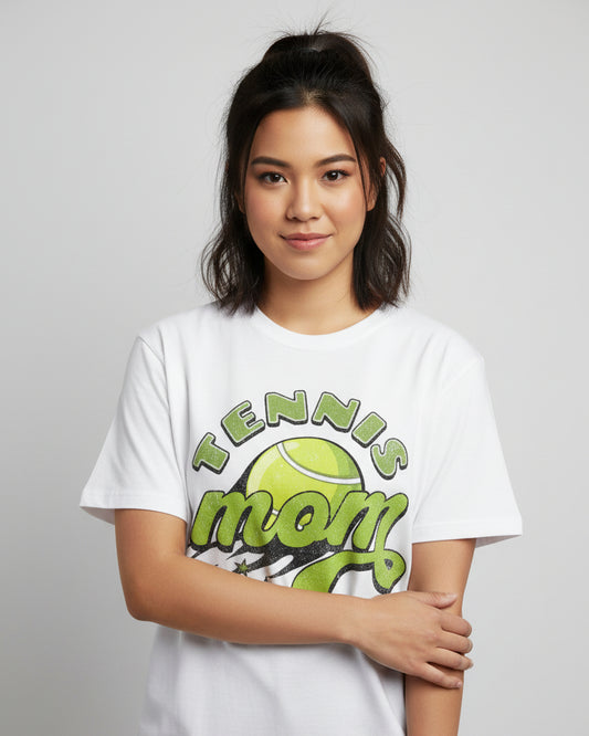 TENNIS MOM 1 - Tennis Basic Tee - GRANDSLAM PH