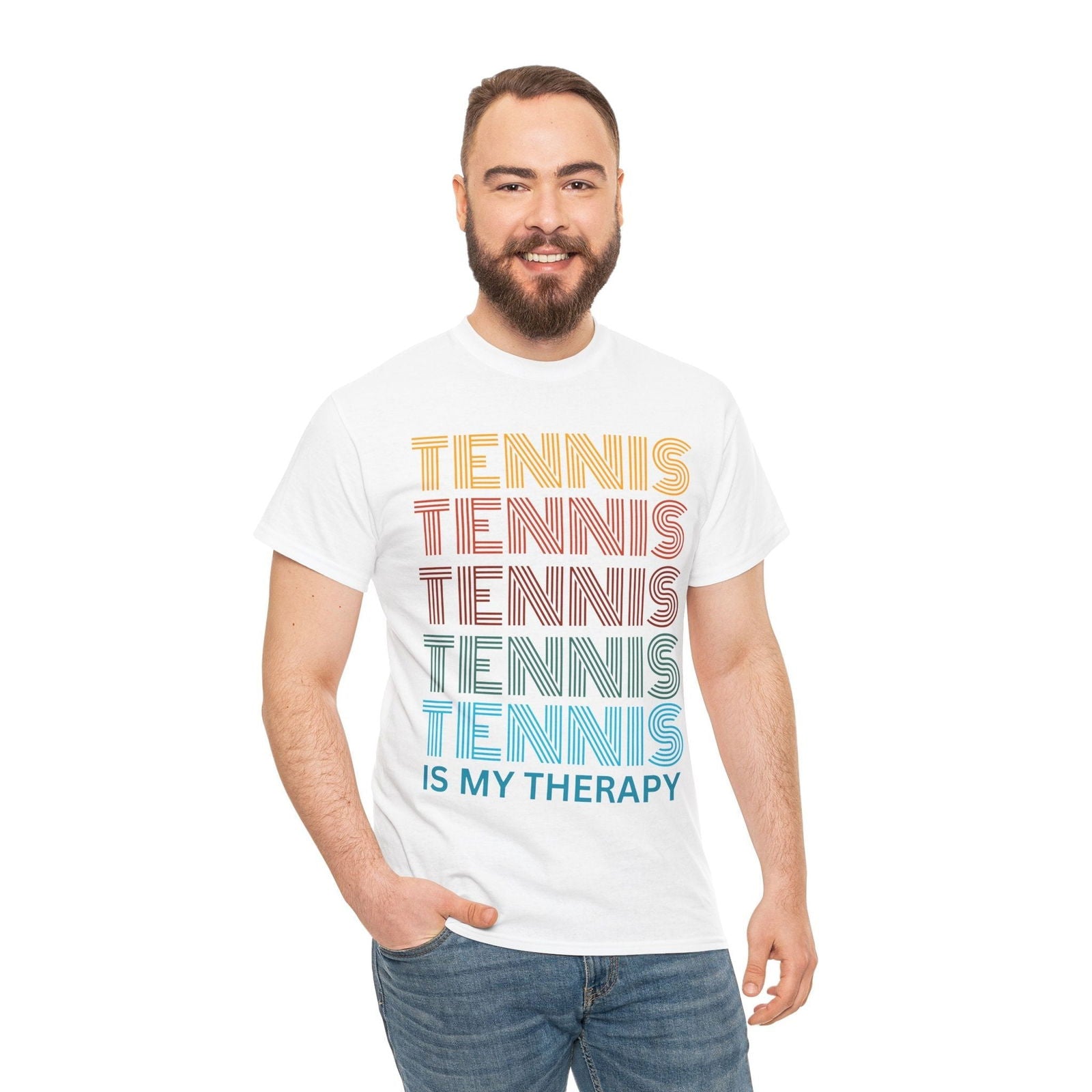 THERAPY - Tennis Basic Tee - GRANDSLAM PH