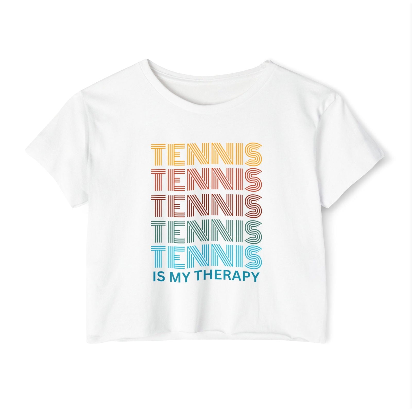 THERAPY - Tennis Crop Top - GRANDSLAM PH