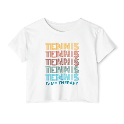 THERAPY - Tennis Crop Top - GRANDSLAM PH