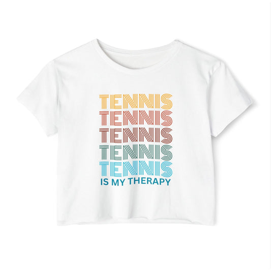THERAPY - Tennis Crop Top - GRANDSLAM PH