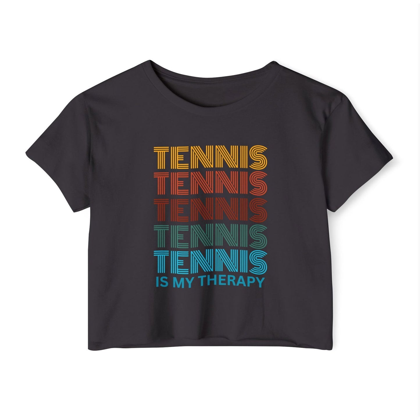 THERAPY - Tennis Crop Top - GRANDSLAM PH
