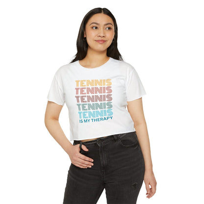 THERAPY - Tennis Crop Top - GRANDSLAM PH