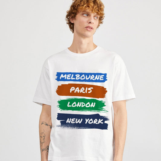 TOURNAMENTS 1 - Tennis Basic Tee - GRANDSLAM PH