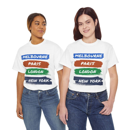 TOURNAMENTS 1 - Tennis Basic Tee - GRANDSLAM PH