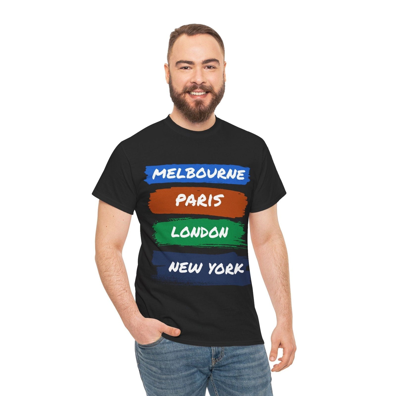 TOURNAMENTS 1 - Tennis Basic Tee - GRANDSLAM PH