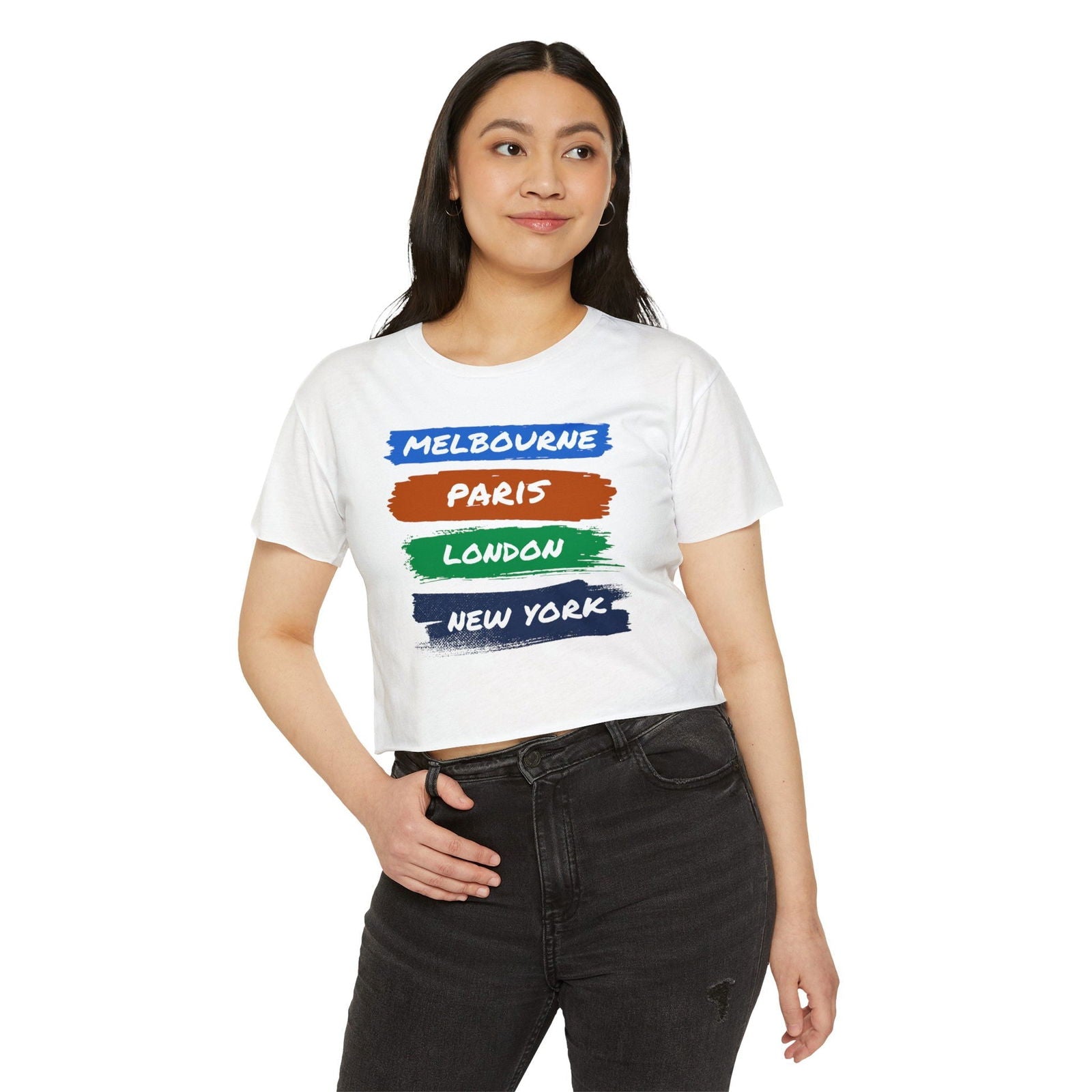 TOURNAMENTS 1 - Tennis Crop Top - GRANDSLAM PH