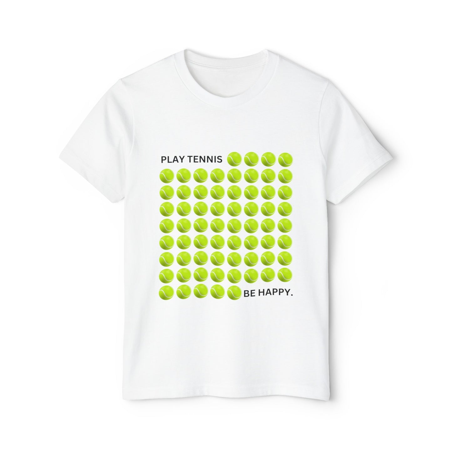 PLAY TENNIS BE HAPPY  - Kids Tee