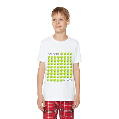 PLAY TENNIS BE HAPPY  - Kids Tee