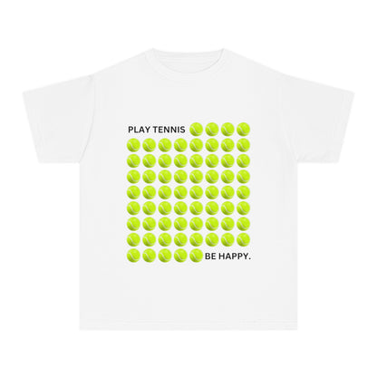 PLAY TENNIS BE HAPPY  - Kids Tee