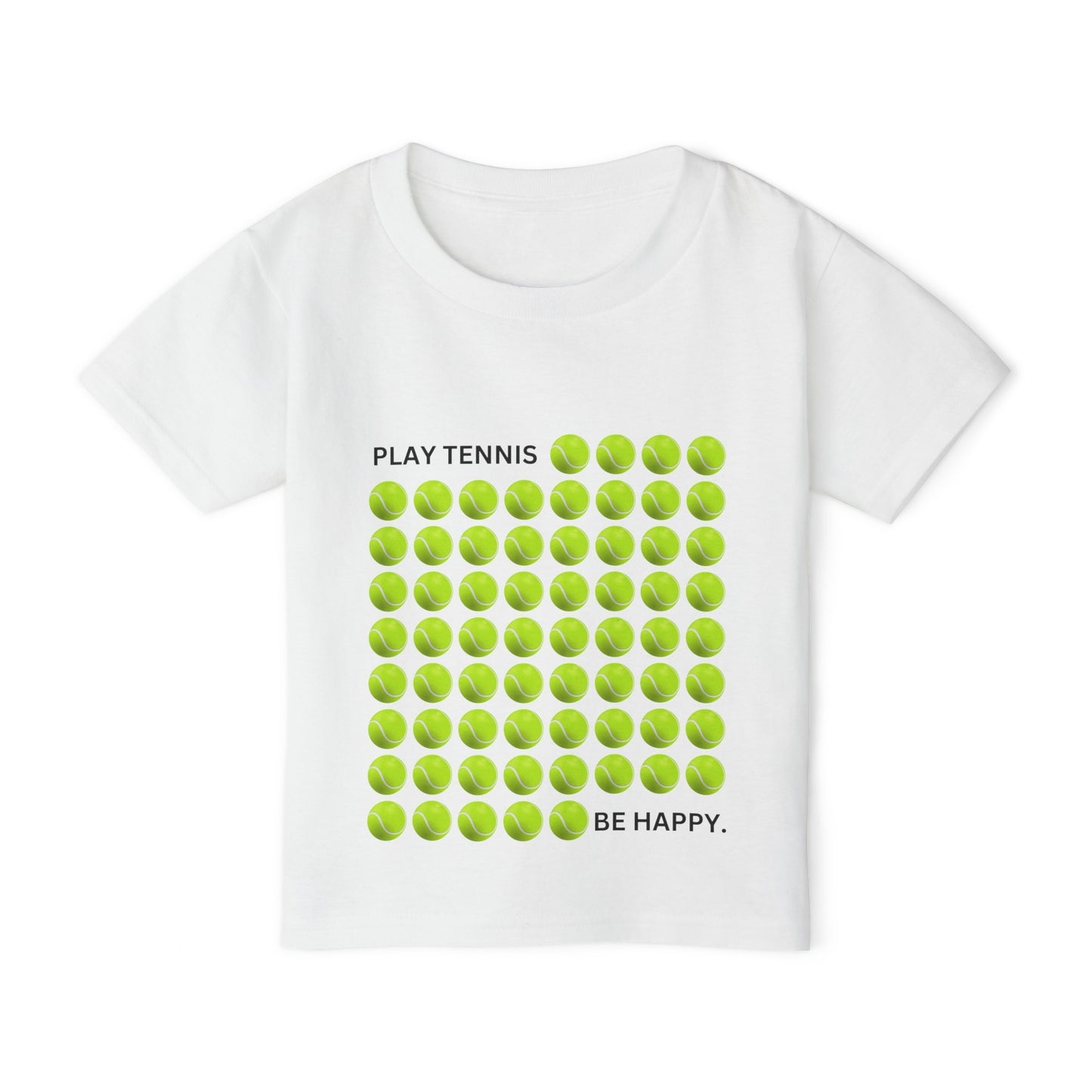 PLAY TENNIS BE HAPPY  - Kids Tee