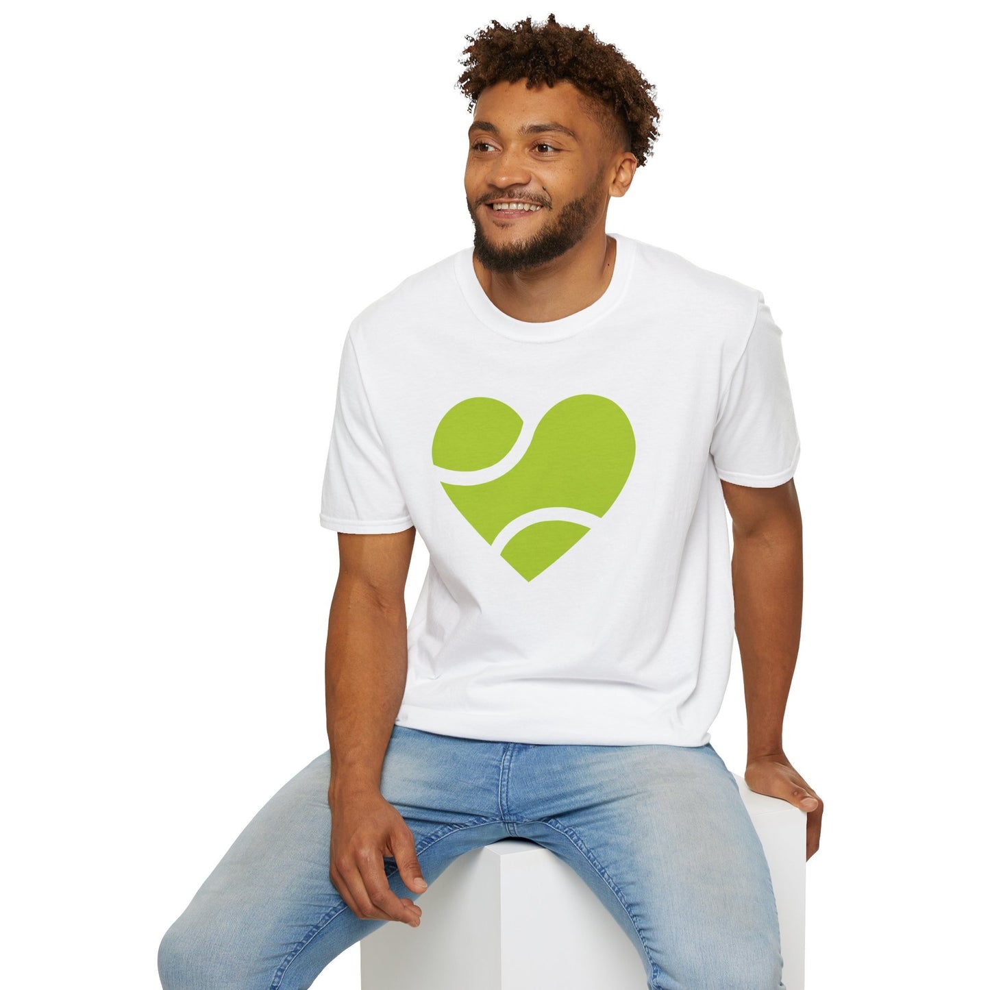 HEART - BALL - Tennis Basic Tee