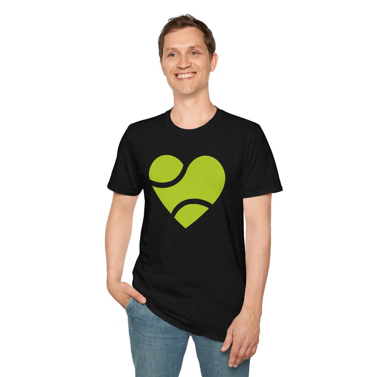 HEART - BALL - Tennis Basic Tee