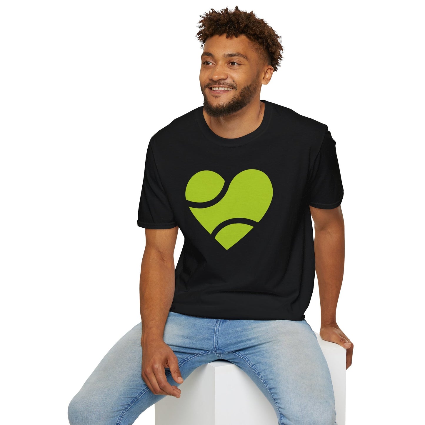 HEART - BALL - Tennis Basic Tee