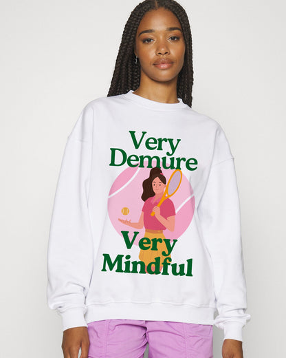 VERY DEMURE 1 - Tennis Sweatshirt - GRANDSLAM PH