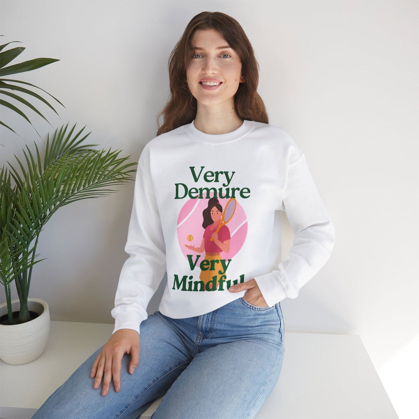 VERY DEMURE 1 - Tennis Sweatshirt - GRANDSLAM PH