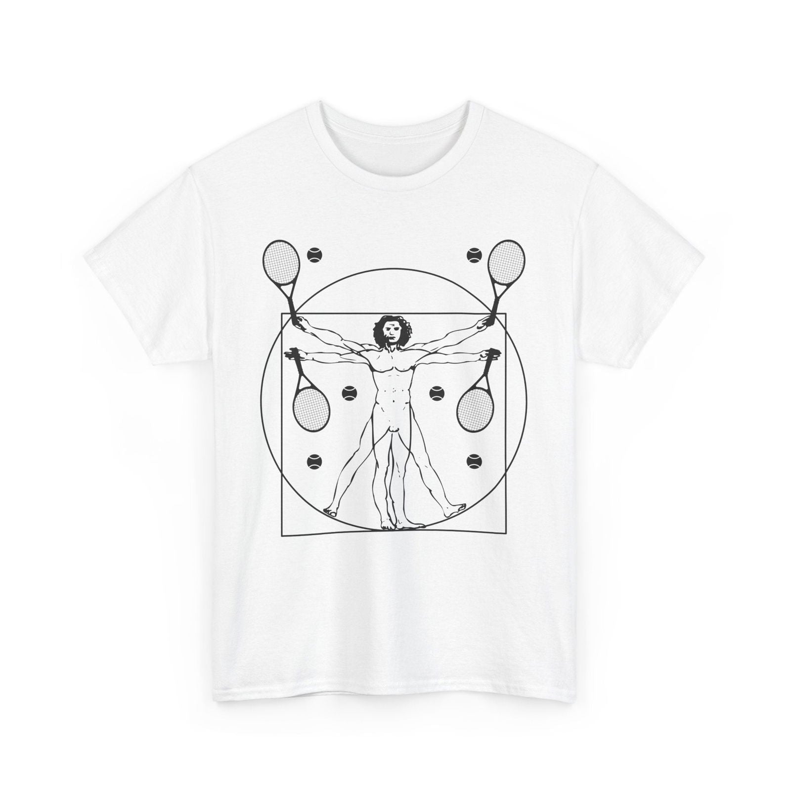 VITRUVIAN MAN (LEONARDO DA VINCI) - Tennis (Dri Fit) - GRANDSLAM PH