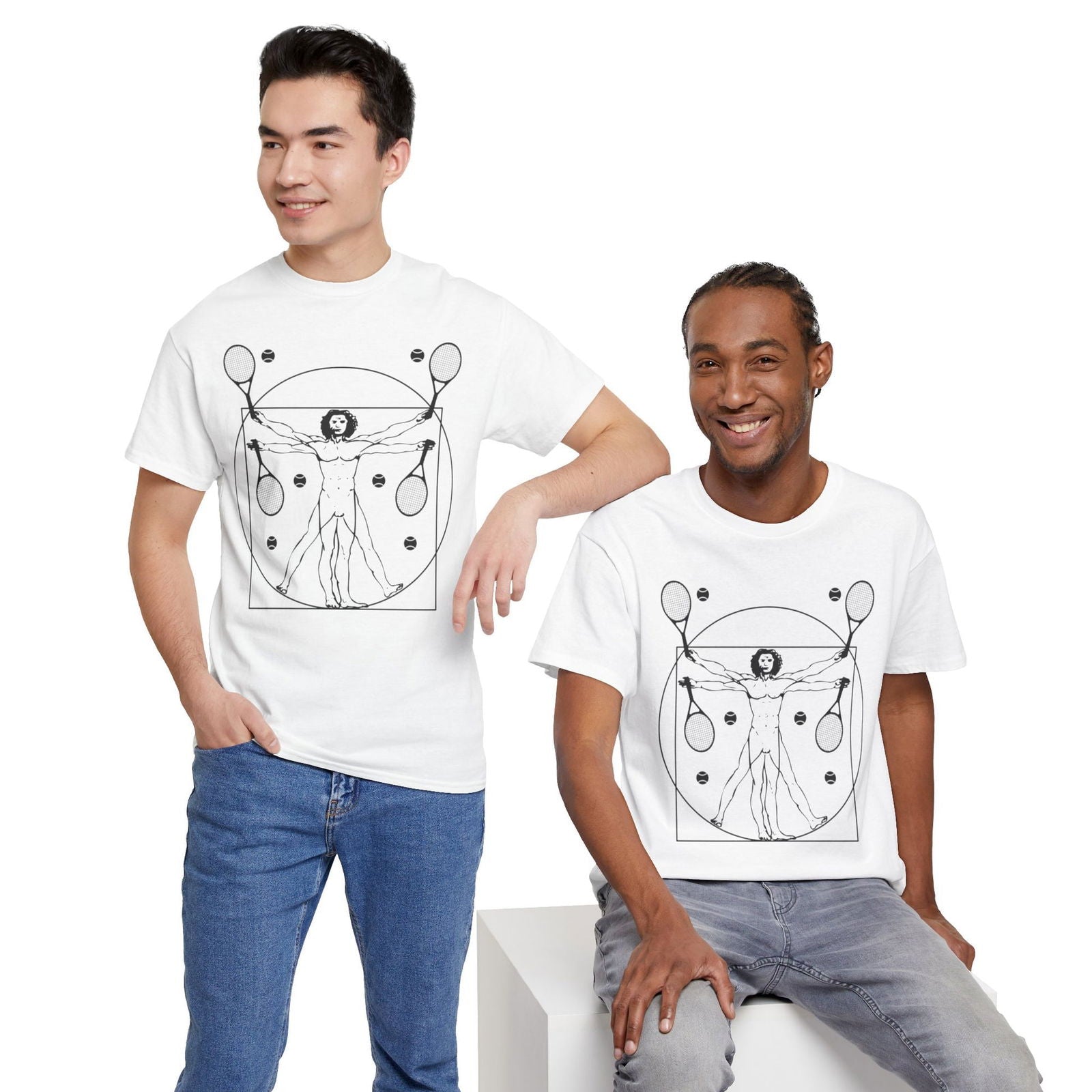 VITRUVIAN MAN (LEONARDO DA VINCI) - Tennis (Dri Fit) - GRANDSLAM PH