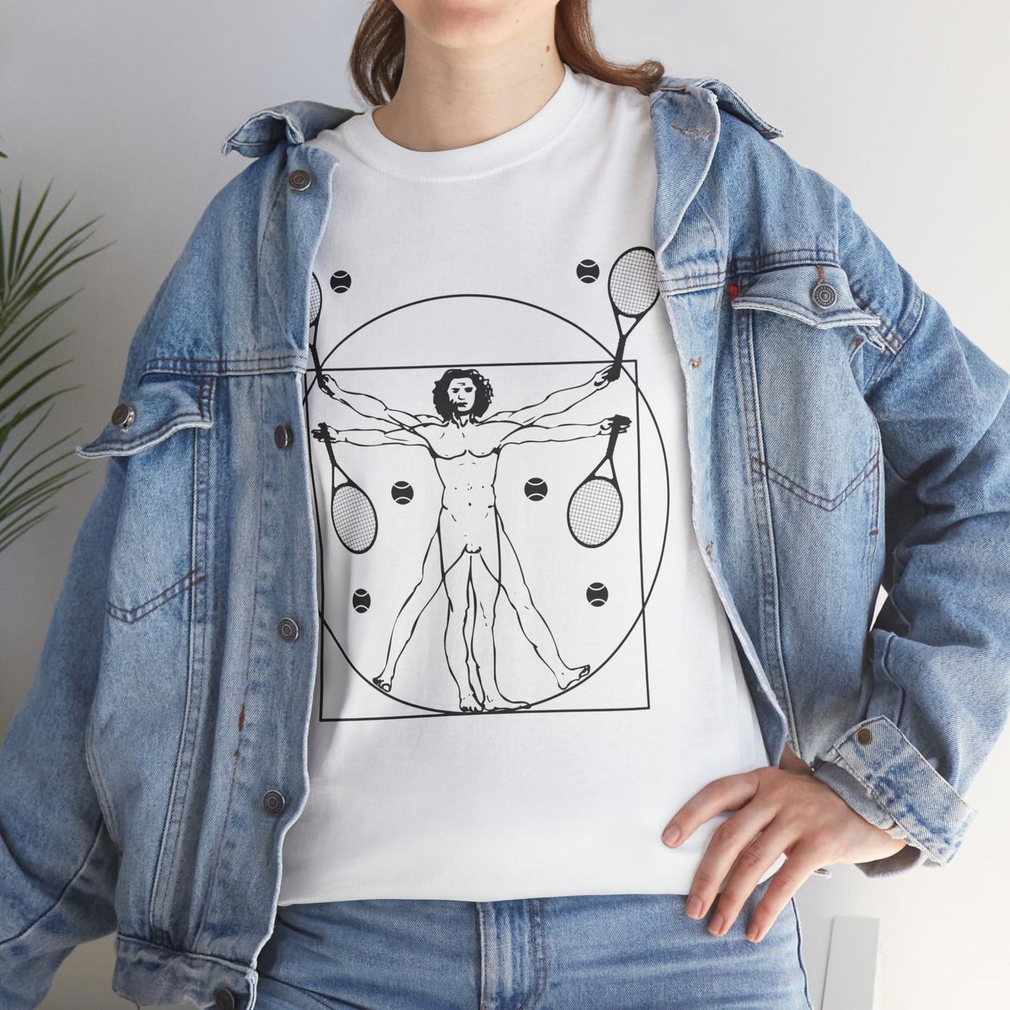 VITRUVIAN MAN (LEONARDO DA VINCI) - Tennis (Dri Fit) - GRANDSLAM PH