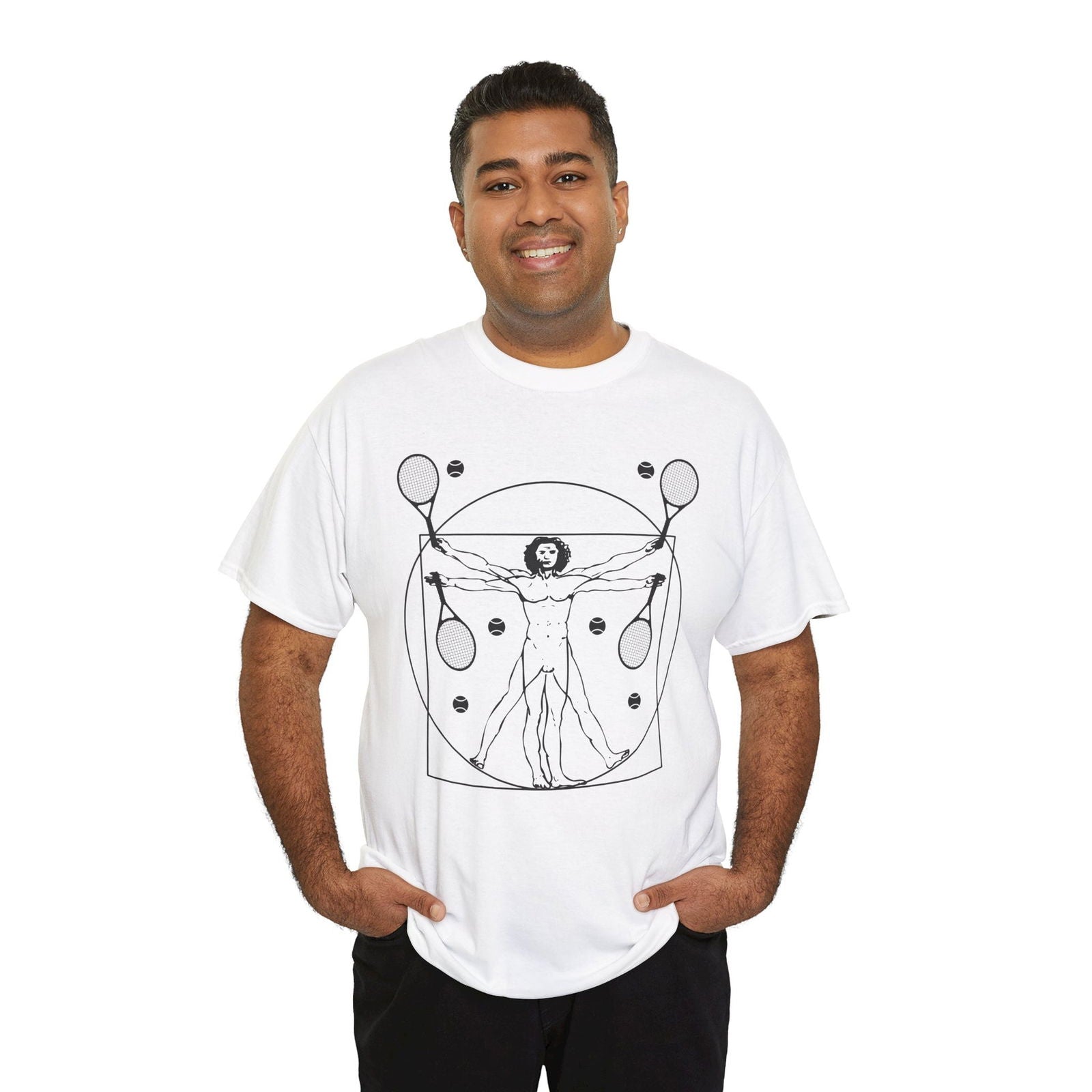 VITRUVIAN MAN (LEONARDO DA VINCI) - Tennis (Dri Fit) - GRANDSLAM PH