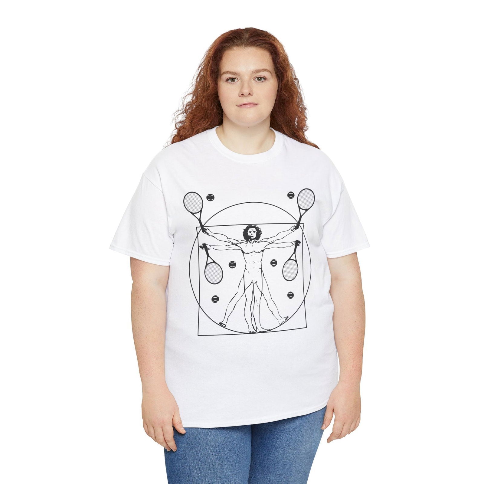 VITRUVIAN MAN (LEONARDO DA VINCI) - Tennis (Dri Fit) - GRANDSLAM PH