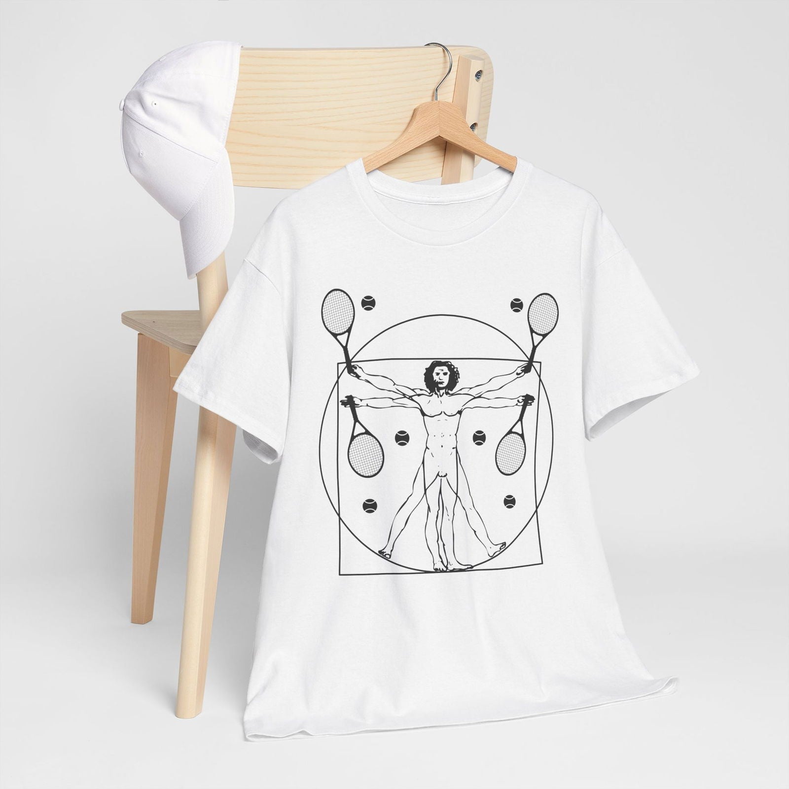 VITRUVIAN MAN (LEONARDO DA VINCI) - Tennis (Dri Fit) - GRANDSLAM PH