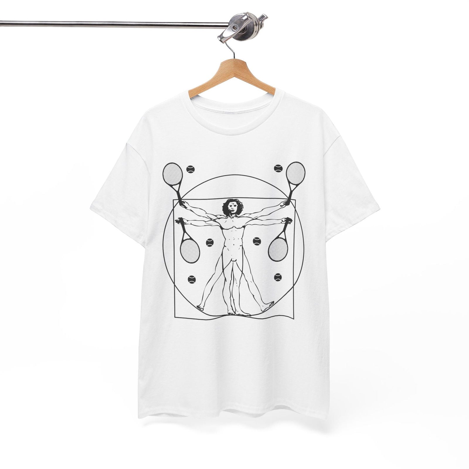 VITRUVIAN MAN (LEONARDO DA VINCI) - Tennis (Dri Fit) - GRANDSLAM PH