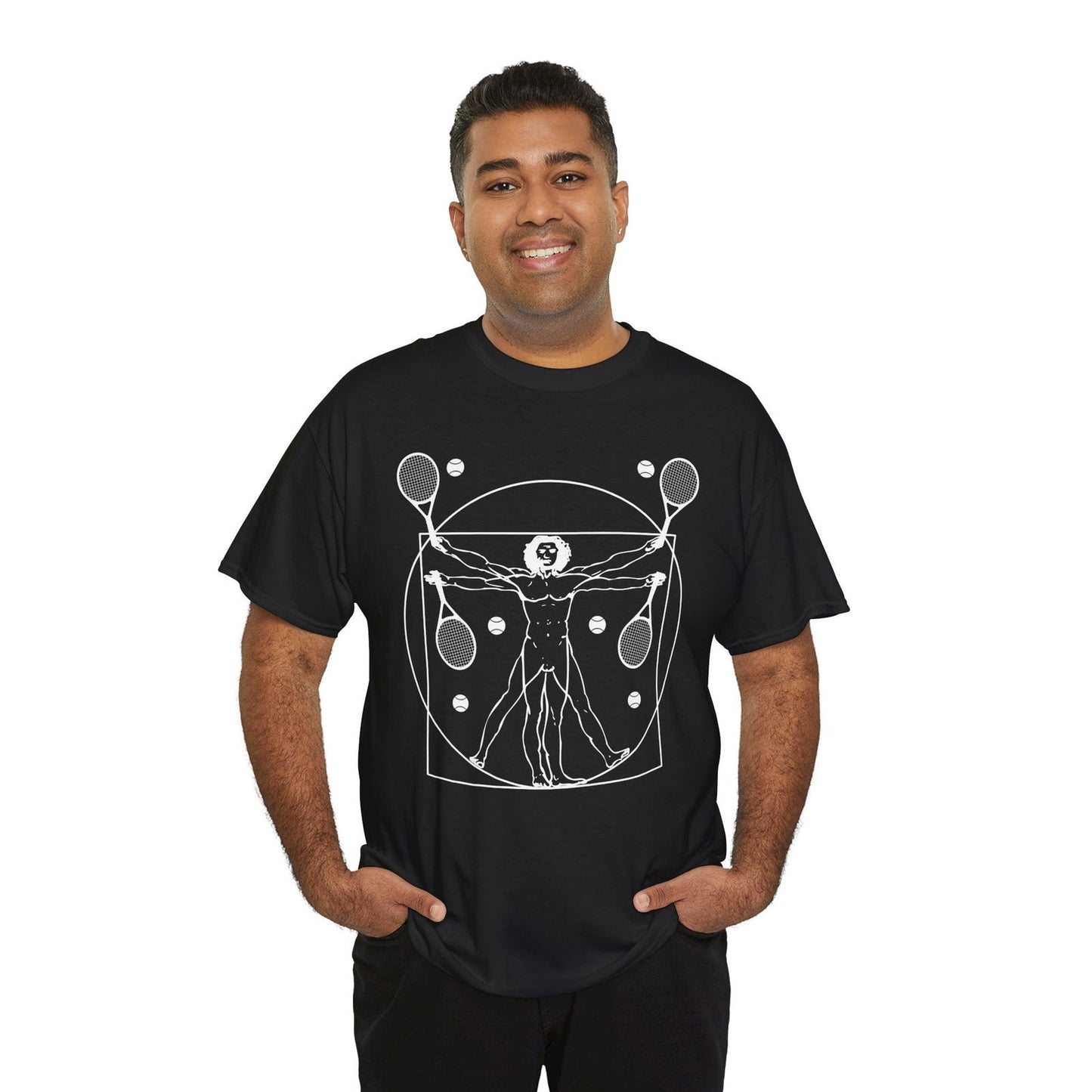 VITRUVIAN MAN (LEONARDO DA VINCI) - Tennis (Dri Fit) - GRANDSLAM PH