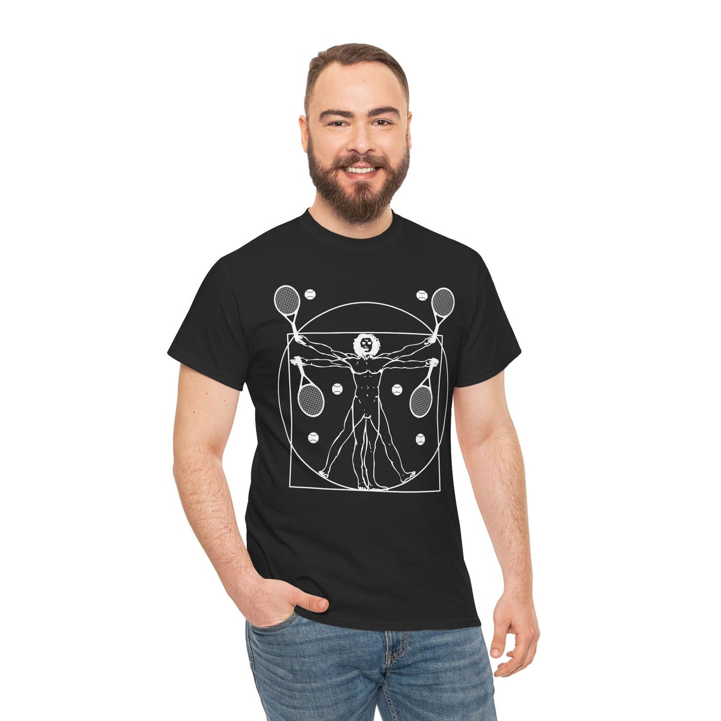 VITRUVIAN MAN (LEONARDO DA VINCI) - Tennis (Dri Fit) - GRANDSLAM PH