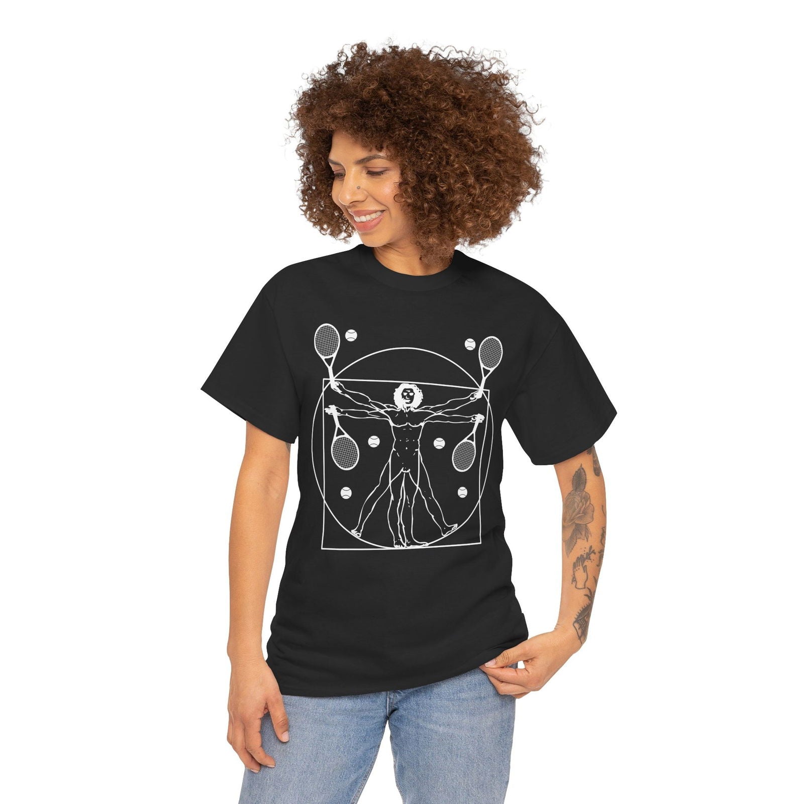 VITRUVIAN MAN (LEONARDO DA VINCI) - Tennis (Dri Fit) - GRANDSLAM PH