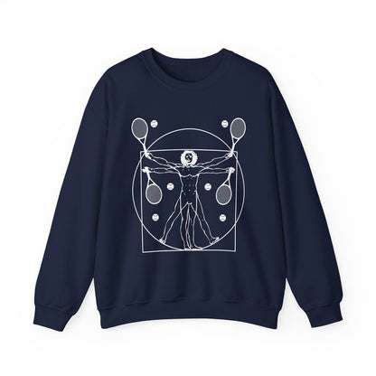 VITRUVIAN MAN (LEONARDO DA VINCI) - Tennis Sweatshirt - GRANDSLAM PH