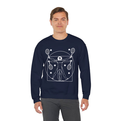 VITRUVIAN MAN (LEONARDO DA VINCI) - Tennis Sweatshirt - GRANDSLAM PH