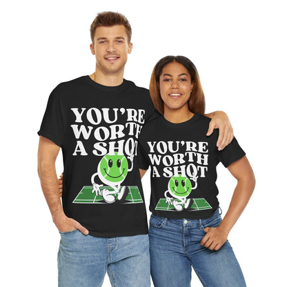 YOU'RE WORTH A SHOT - Tennis Basic Tee - GRANDSLAM PH