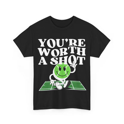 YOU'RE WORTH A SHOT - Tennis Basic Tee - GRANDSLAM PH