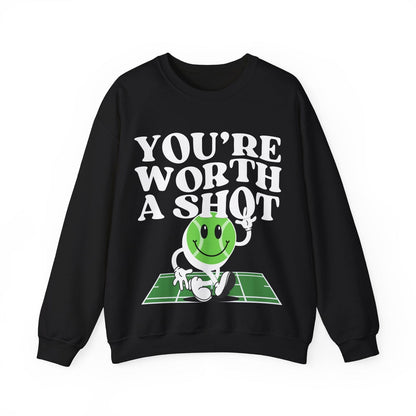 YOU'RE WORTH A SHOT - Tennis Sweatshirt - GRANDSLAM PH