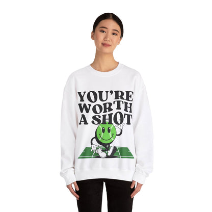 YOU'RE WORTH A SHOT - Tennis Sweatshirt - GRANDSLAM PH
