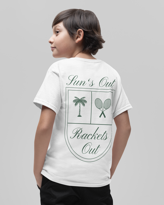 SUN'S OUT - Tennis (Kids Tee)